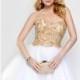 Nude/Navy Alyce Paris 3690 - Short Dress - Customize Your Prom Dress