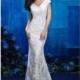 Allure Bridals - M570 Modest 2017 Floor Length V-neck Straight Short sleeve Long - Formal Bridesmaid Dresses 2017
