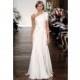 Jenny Packham FW13 Dress 15 - White Full Length Fall 2013 Jenny Packham One Shoulder A-Line - Rolierosie One Wedding Store