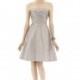 Alfred Sung D630 Framed Neckline Short Bridesmaid Dress - Brand Prom Dresses