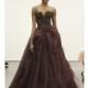 Vera Wang - Spring 2013 - Kaitlin Strapless Ball Gown Wedding Dress with V-Neck Bodice - Stunning Cheap Wedding Dresses