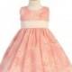 Coral Cotton Floral Dress Style: LM667 - Charming Wedding Party Dresses