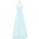 Mist Azazie Imogene - Floor Length Back Zip Chiffon Straight Dress - Cheap Gorgeous Bridesmaids Store