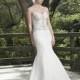 Casablanca Bridal Willow 2251 Strapless Satin Beaded Fit & Flare Wedding Dress - Crazy Sale Bridal Dresses