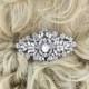 Crystal Bridal Barrette, Large Bridal Hair Clip, Rhinestone Barrette, Wedding Hair Accessory, Wedding Hair Clip, Statement Bridal Hairpiece