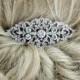 Vintage Bridal Comb, Glam Old Hollywood Wedding Headpiece, Rhinestone Silver Hair Combs, Bridesmaid Bridal Hair Clip