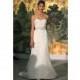 Anne Barge Grenadier - White Full Length A-Line Strapless Spring 2014 The Anne Barge Collections - Rolierosie One Wedding Store