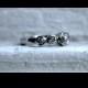 Platinum Bezel Set Ring With Old European Cut Diamonds - 1.67ct.