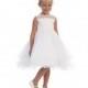White Illusion Neckline Dress Style: D5506 - Charming Wedding Party Dresses