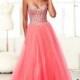 Mac Duggal Ball Gowns 48052H Beaded Corset Dress - Brand Prom Dresses