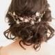 Bridal Hair Accessory,  Crystal Hair Swag, Wedding Hair Vine, Bridal Headpiece