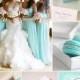 Cheap Vintage Tiffany Blue Wedding Invitations EWI336