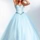 Graceful Sequin Lace & Tulle Sweetheart Neckline Floor-length Ball Gown Prom Dress - overpinks.com