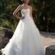 Alluring Tulle Sweetheart Neckline A-line Wedding Dresses with Beadings - overpinks.com