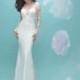 Allure Bridals 9453 Long Sleeve Lace Sheath Wedding Dress - Crazy Sale Bridal Dresses