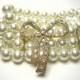 Vintage White Pearl Bracelet