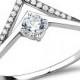 80CT Russian Lab Diamond Wedding Band Promise Ring