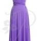 Bridesmaid Dress Bright Purple Maxi Floor Length, Infinity Dress, Prom Dress, Multiway Dress, Convertible Dress, Maternity - 26 colors