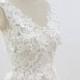 Transparent Wedding Dress with Deep V Back A Line Wedding Dress Tulle Wedding Gown Special Lace Bridal Gown