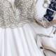 True Love White Beaded Rhinestone Maxi Dress