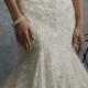 Lace Illusion Back Trumpet Wedding Dress - Sophia Tolli Y21740