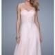Beaded Lace Gown by La Femme 20815 - Bonny Evening Dresses Online 