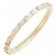 EF COLLECTION Baguette Diamond Band 