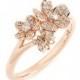 Mikimoto Diamond Flower Ring 