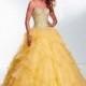 Alluring Organza Sweetheart Neckline Floor-length Ball Gown Prom Dress - overpinks.com