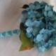 Hydrangea toss bouquet, flower girl bouquet, small bridal bouquet