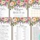 Floral Shabby Chic Garden Bridal Shower Games - Magical Printable