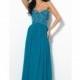 Sean Collection 50570 Beaded Bodice Silk Gown - Brand Prom Dresses