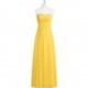 Marigold Azazie Magnolia - Sweetheart Floor Length Back Zip Chiffon Dress - Charming Bridesmaids Store