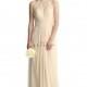 Bill Levkoff 1412 Halter Chiffon and Lace Floor Length Bridesmaid Dress - Crazy Sale Bridal Dresses