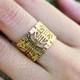 14k Solid Gold Longevity Ring, Long Life Ring, Traditional Birthday Ring, Custom Jewelry