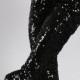 Buy Sequin Pointy Toe Stiletto Over-The-Knee Boots At Marks Urban Wear® For Only $94.68