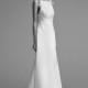 Viktor&Rolf Fall/Winter 2018 Vogue Floor-Length Ivory Fit & Flare Sleeveless Straps Satin Hand-made Flowers Wedding Dress - Branded Bridal Gowns