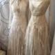 Wedding dress lace,handmade bridal gown,ethereal wedding dress,Rawrags,steampunk wedding dress, Victorian wedding dress beaded,eco