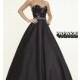 Long Strapless Satin Mori Lee Ball Gown - Brand Prom Dresses