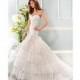 Vestido de novia de Cosmobella Modelo 7668 - 2014 Sirena Palabra de honor Vestido - Tienda nupcial con estilo del cordón