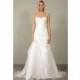 Vwidon FW14 Dress 13 - Vwidon Fall 2014 Full Length A-Line White Strapless - Rolierosie One Wedding Store