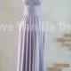 Bridesmaid Dress Infinity Dress Periwinkle Floor Length Maxi Wrap Convertible Dress Wedding Dress