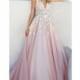 Eva Lendel 2017 Britany Tulle Colorful Hand-made Flowers Ball Gown Sleeveless Scoop Neck Pink Royal Train Wedding Dress - 2018 Unique Wedding Shop