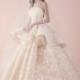 Saiid Kobeisy 2018 3262 Ball Gown Hall Fall Tulle Embroidery Strapless Floor-Length Champagne Sweet Sleeveless Wedding Dress - Elegant Wedding Dresses