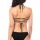Voda Swim - Black Envy Push Up Strappy String Bikini Top - Designer Party Dress & Formal Gown