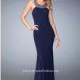 Ivory La Femme 22315 - Jersey Knit Open Back Dress - Customize Your Prom Dress