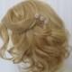 Rose Gold Crystal Bridal Hair Pins Set Of 3,Bridal Accessories,Wedding Accessories,Bridesmaid Hair Pins,Hair Jewelry,#P23