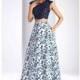 Clarisse - 3217 Two Piece Beaded Lace and Print Dress - Designer Party Dress & Formal Gown