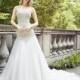 Style D8126 by Val Stefani - Floor length Fit-n-flare Sweetheart Sleeveless Net Dress - 2018 Unique Wedding Shop
