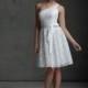Mori Lee 31003 Short Lace Bridesmaids Dress - Crazy Sale Bridal Dresses